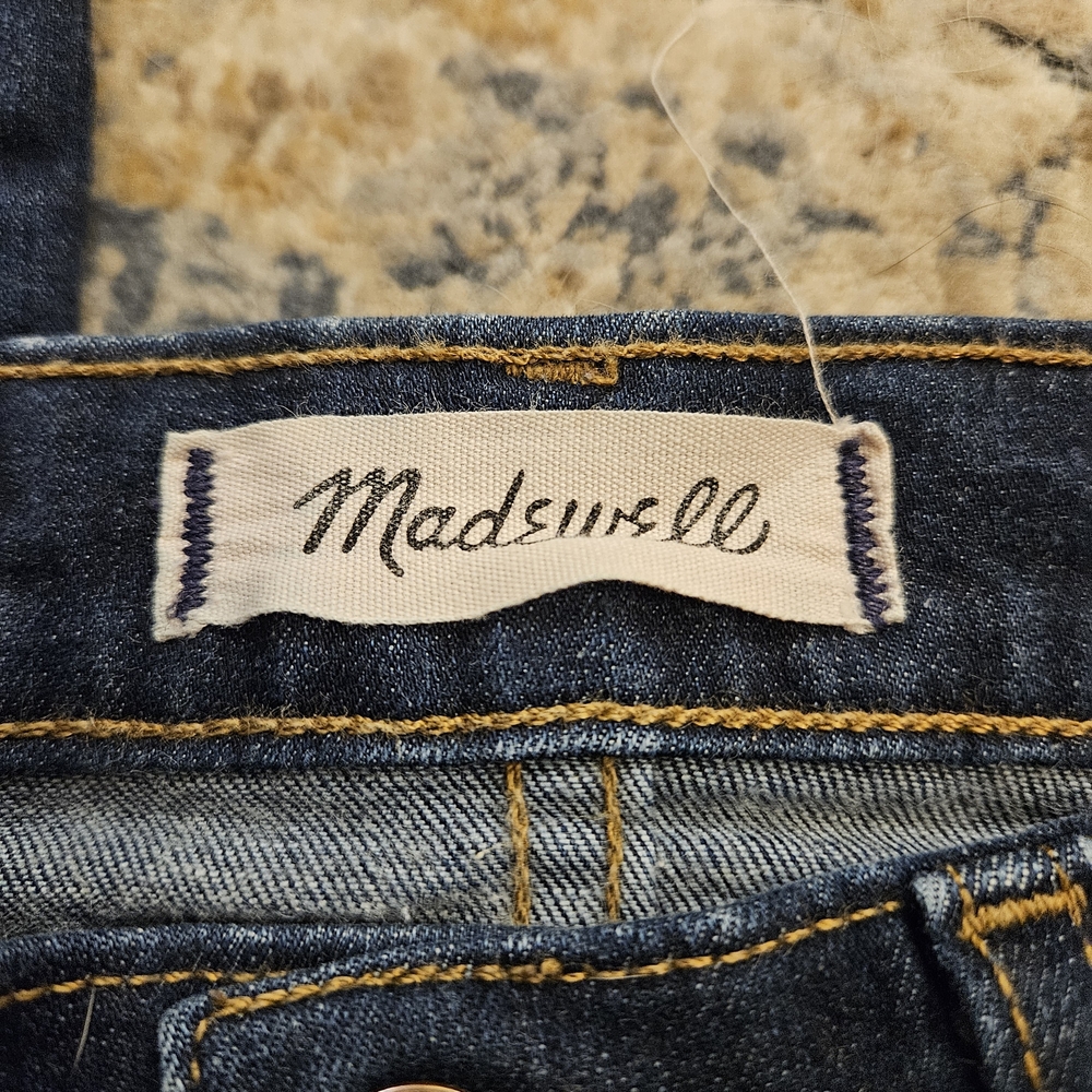 Madewell 10"‎ High-Rise Skinny Jeans Dark Wash 27 - Picture 5 of 12